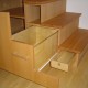 Treppenschrank in Buche